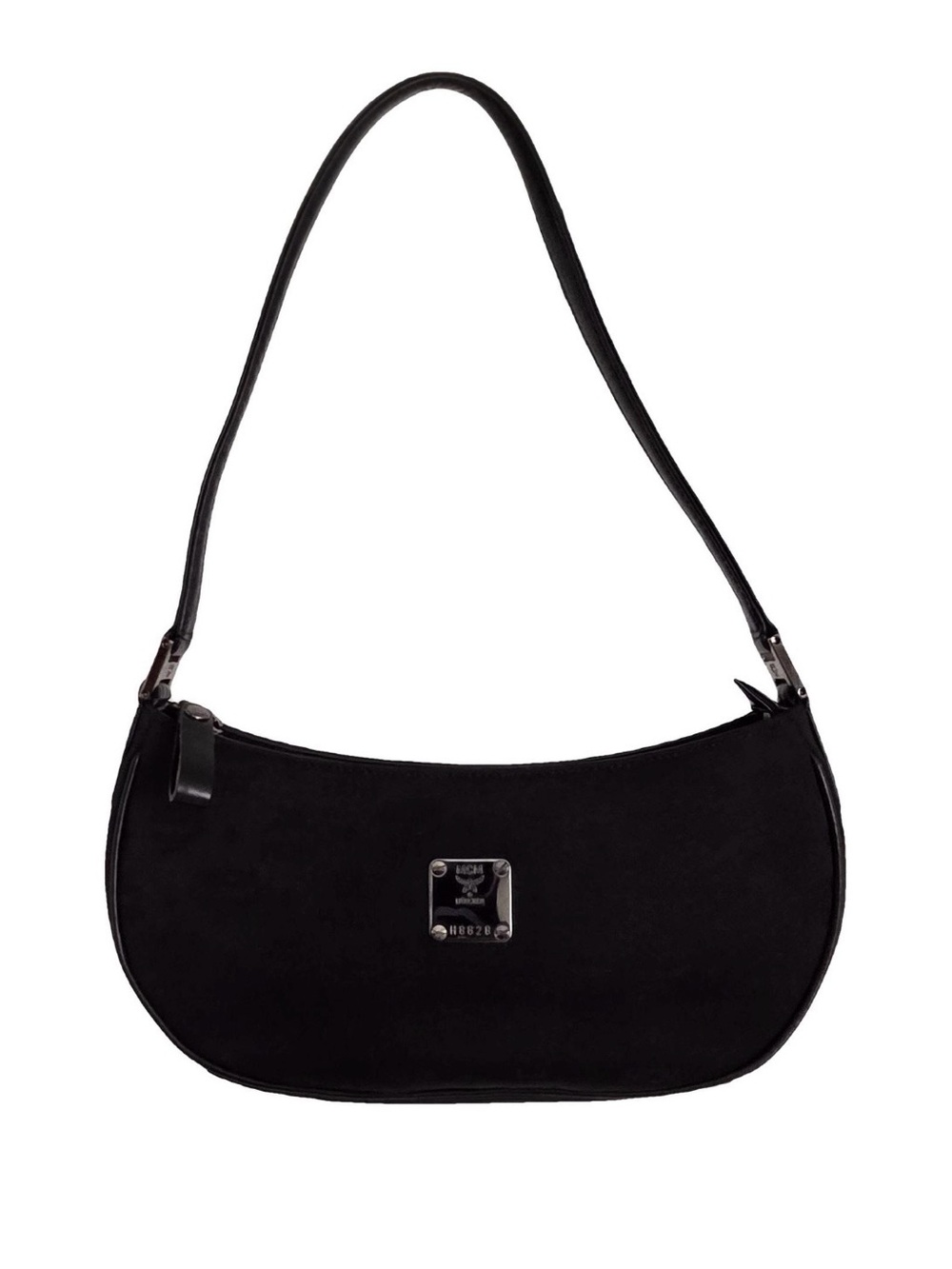 MCM Vintage Black Visetos Hobo Shoulder